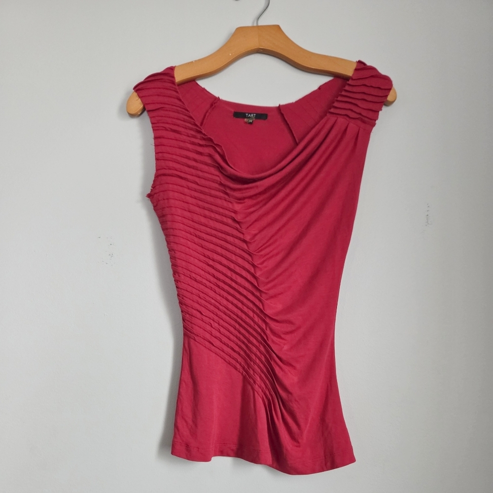 Tart Modal Pleated Top XS